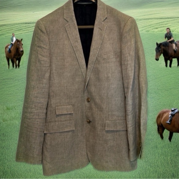 J Crew Ludlow Ormezzano linen blend blazer - worn once only for a film shoot